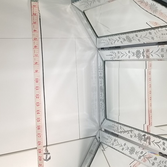 Leather Snake Anchor Necklace - Picture 6 of 7